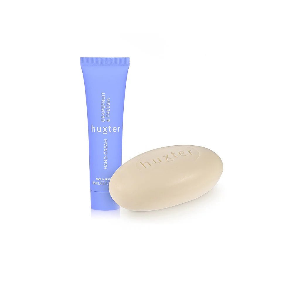 Soap & Hand Cream Gift Box | Grapefruit and Freesia Bar Soap HUXTER
