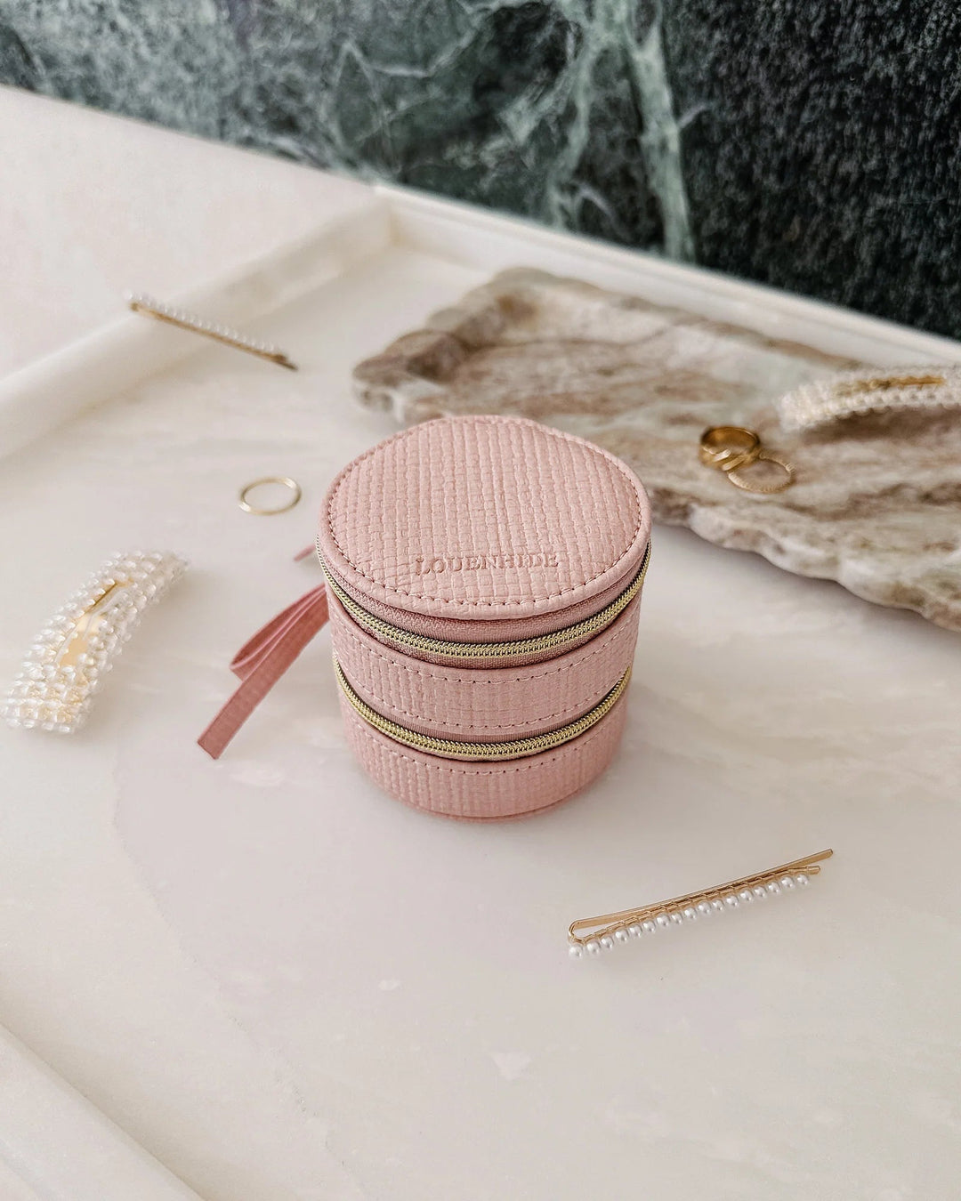 Sofia Jewelery Box - Pale Pink jewellery box Louenhide
