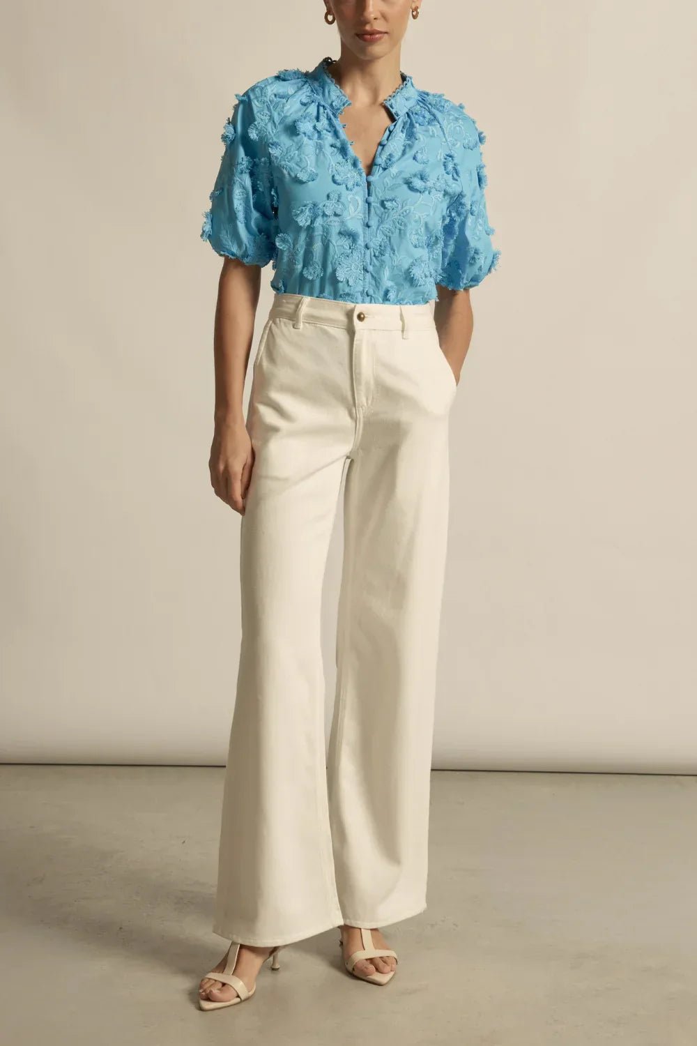 Solstice Top - Bay Broderie Blouse Zoe Kratzmann