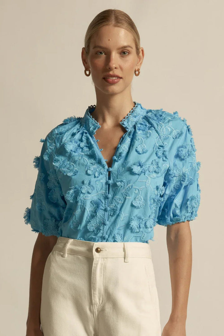 Solstice Top - Bay Broderie Blouse Zoe Kratzmann