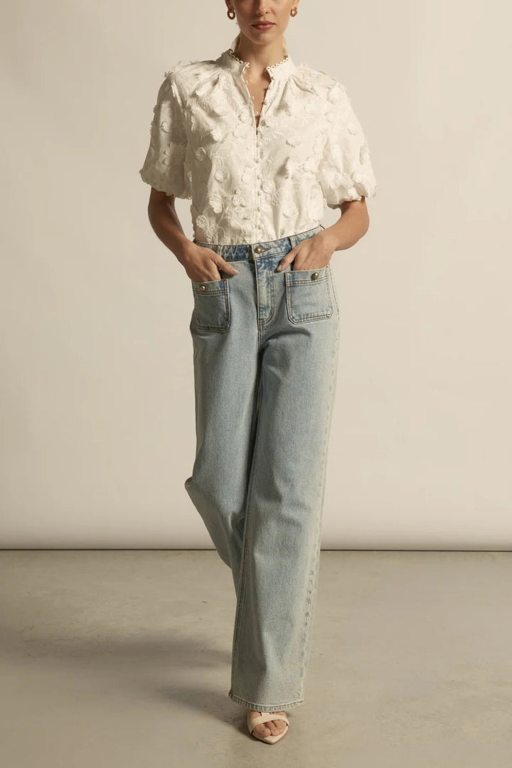 Solstice Top - porcelain Blouse Zoe Kratzmann