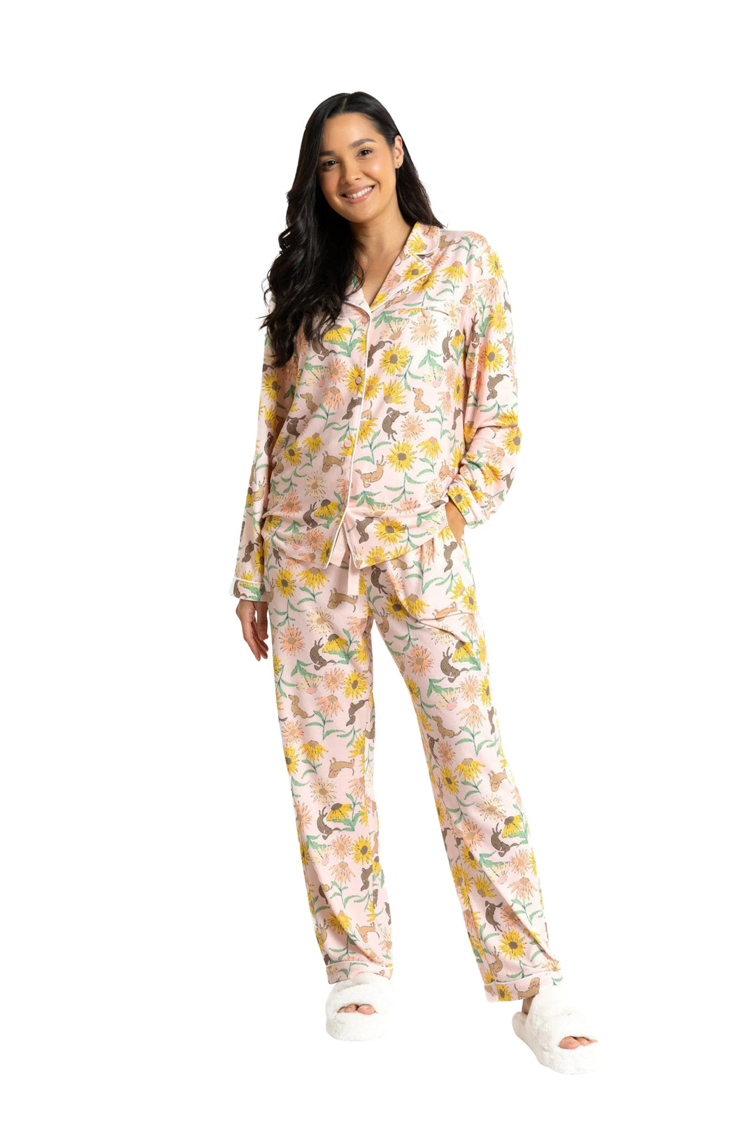 Souluna Cozy Dashing Sunflower - Long sleeve Pyjamas sleepwear Souluna Sleepwear