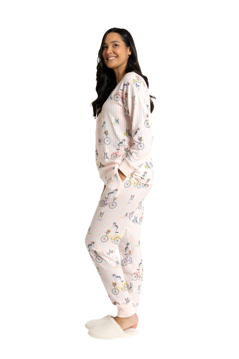 Souluna Cozy Tour de frenchie - Long sleeve Pyjamas sleepwear Souluna Sleepwear
