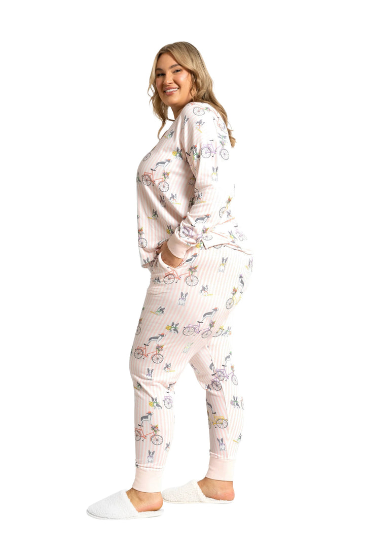 Souluna Cozy Tour de frenchie - Long sleeve Pyjamas sleepwear Souluna Sleepwear