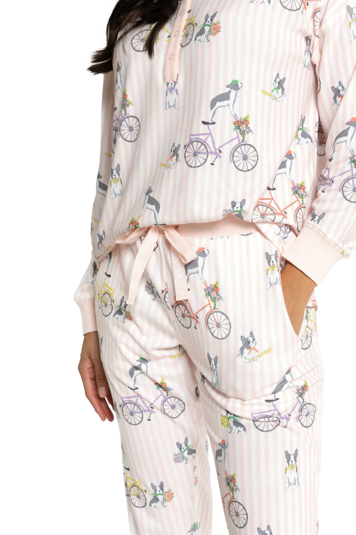 Souluna Cozy Tour de frenchie - Long sleeve Pyjamas sleepwear Souluna Sleepwear