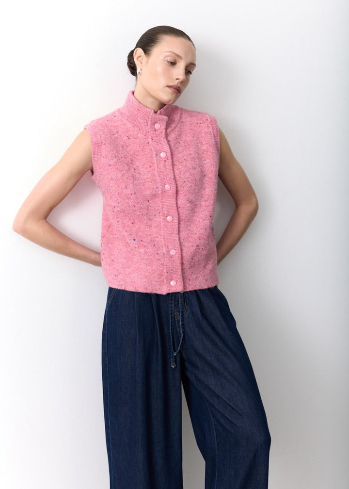 Speckled Knitted vest- ROSE knit Little Lies