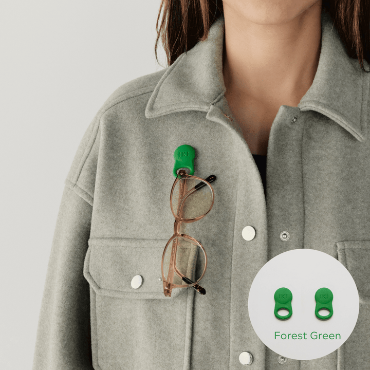 SPEX Clips - Pack of 2 By Klipsta bag accessories KLIPSTA Forest Green
