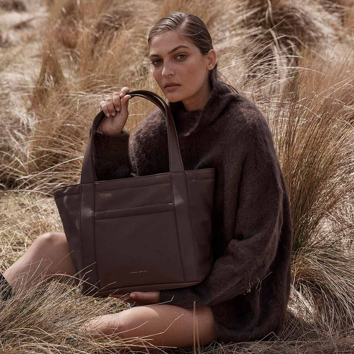 Mikah Recycled Bag - Truffle