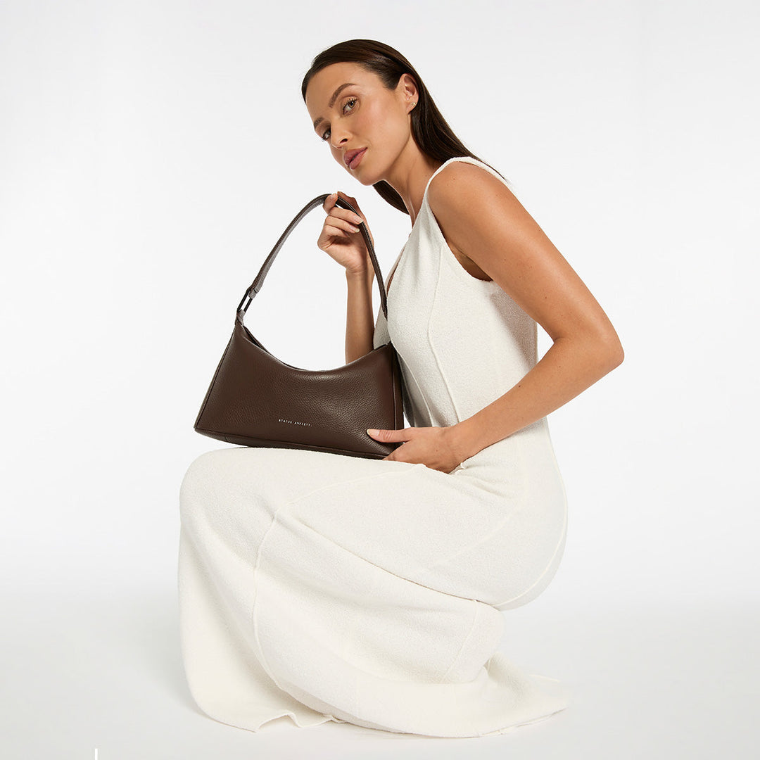 Think Twice Bag - Cocoa handbag Status Anxiety