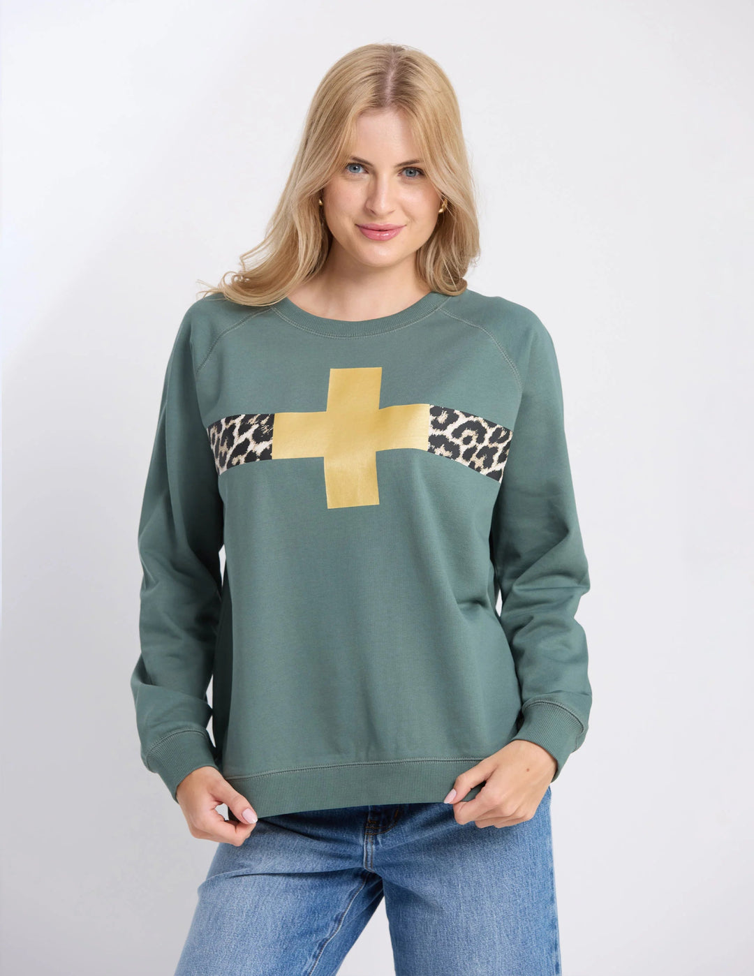 Stella & Gemma Classic Sweat Moss Star Crossed Tee shirt Stella and Gemma
