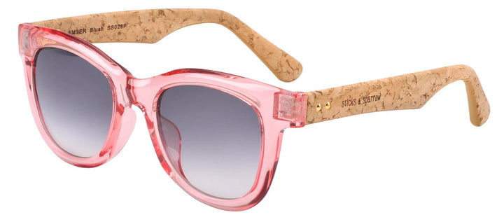 Sticks and Sparrow Amber Chrystal Blush Sunglasses and Glasses Sticks and Sparrow