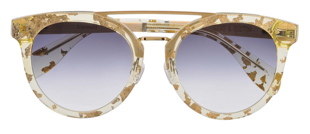 Sticks and Sparrow Element - Gold Leaf Sunglasses Sticks and Sparrow