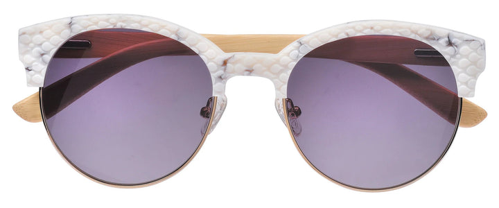 Sticks & Sparrow - Rise - White Marble Sunglasses Sticks and Sparrow