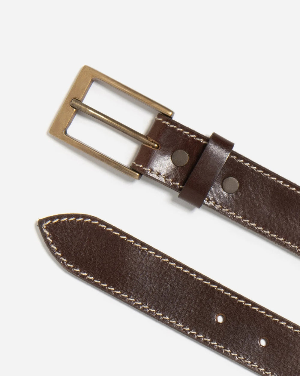 Stitch and Hide Lindsey Leather Belt - Brown Accessories Stitch and Hide