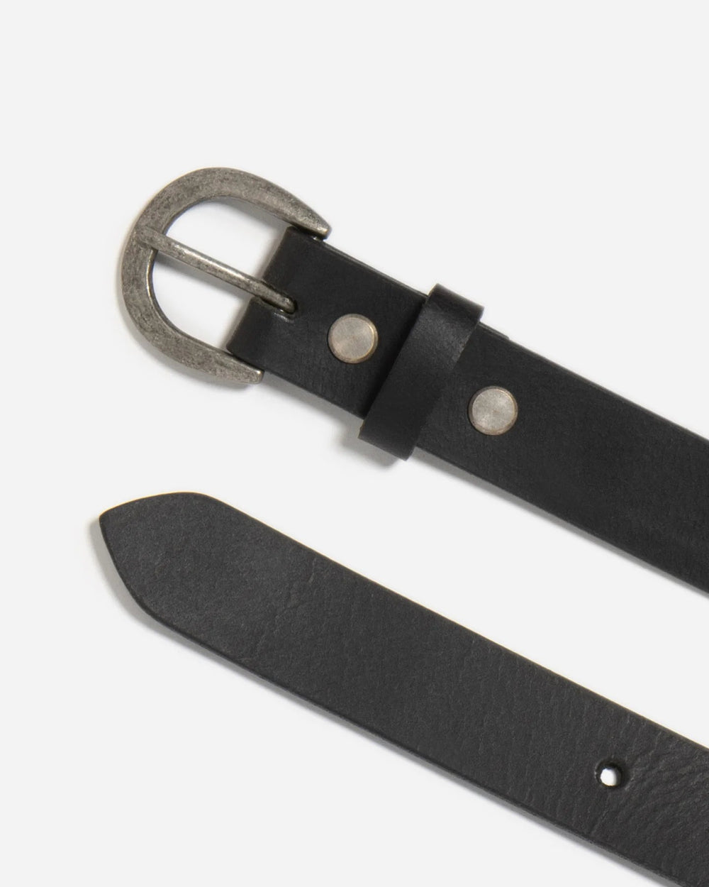 Stitch and Hide Rory Leather Belt - Black Accessories Stitch and Hide