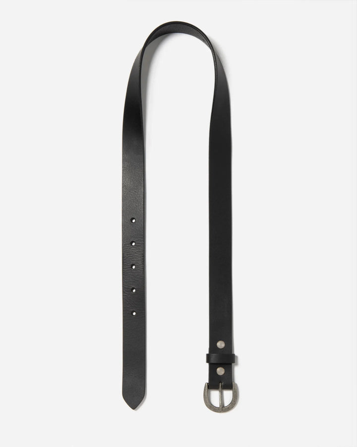 Stitch and Hide Rory Leather Belt - Black Accessories Stitch and Hide