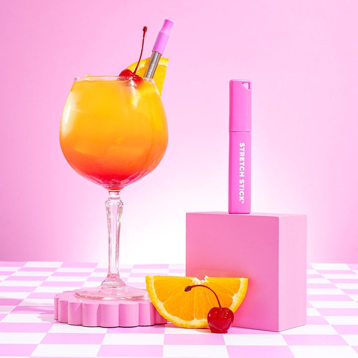 Stretch Stick - Compact Reusable straw Multiple colors accessories Stretch Me Co. Pink Pop