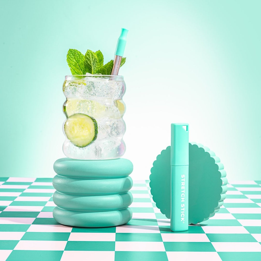 Stretch Stick - Compact Reusable straw Multiple colors accessories Stretch Me Co. Mint Mood