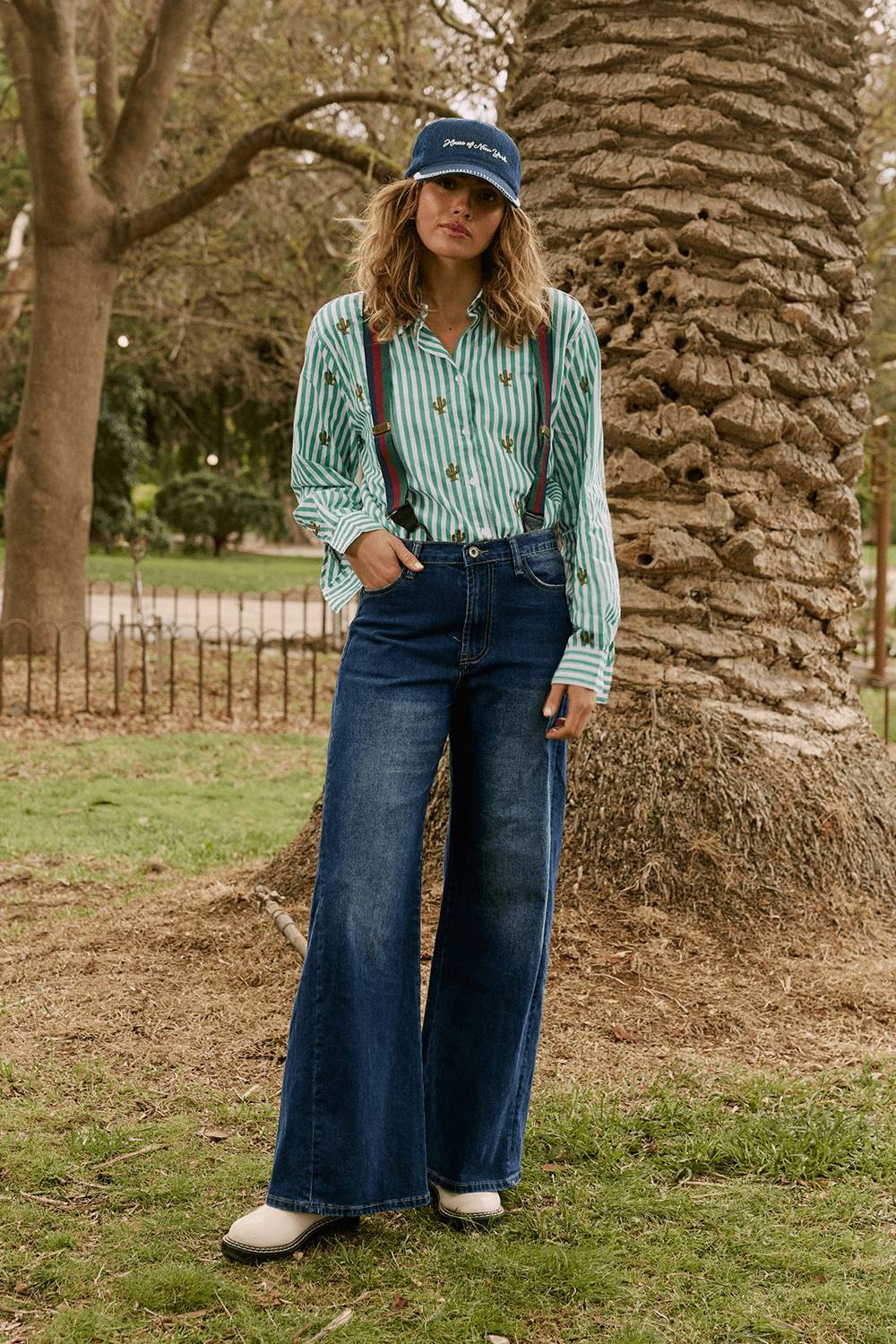 Stripe Cactus Shirt Italian Star