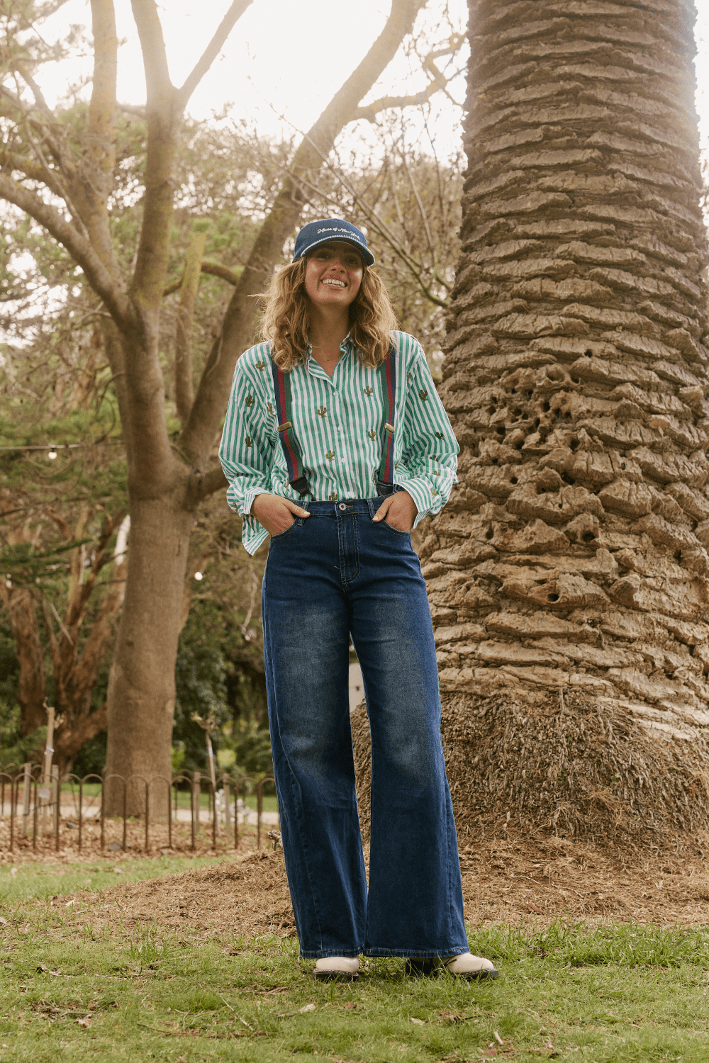 Stripe Cactus Shirt Italian Star