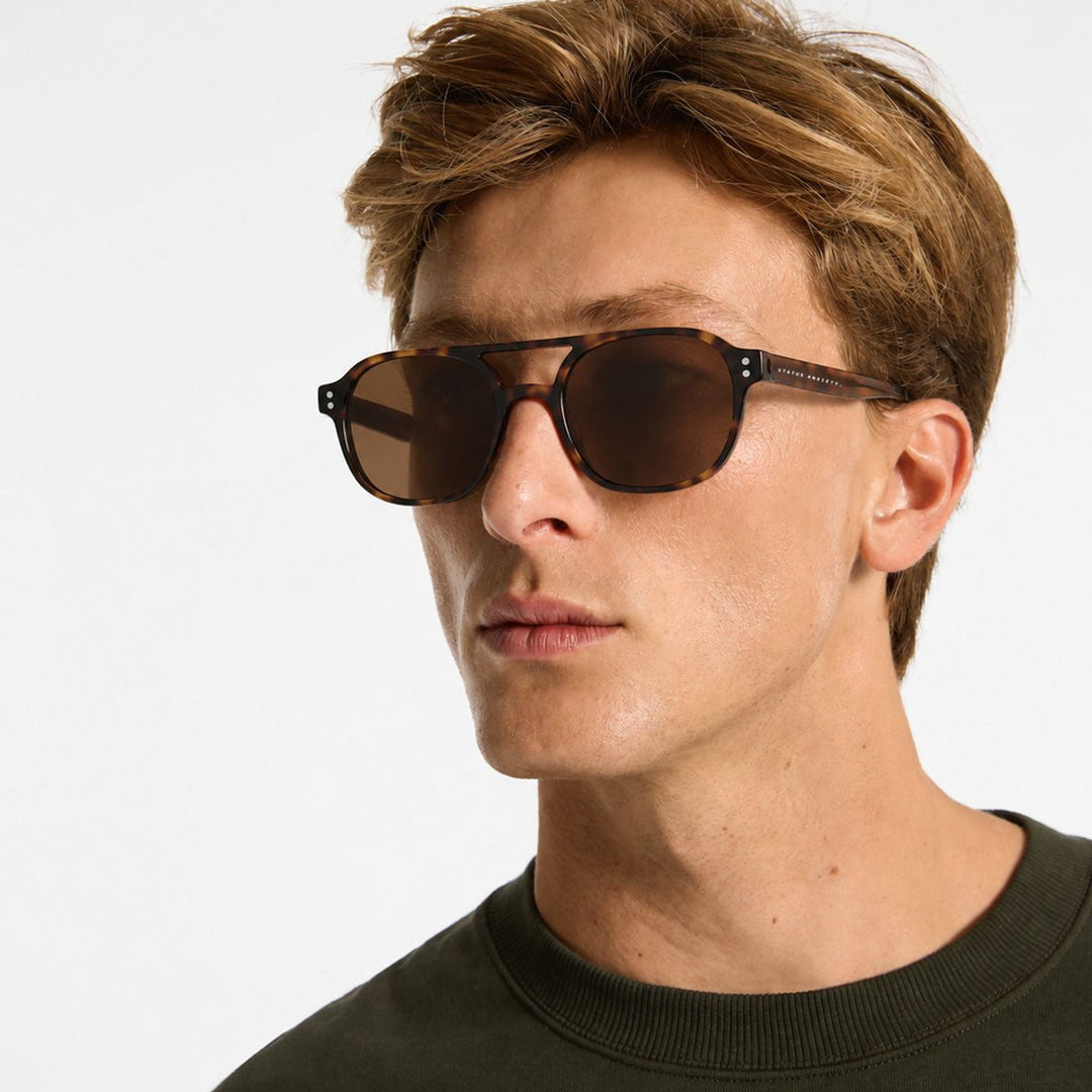 Subliminal Sunglasses - Brown Tort Status Anxiety
