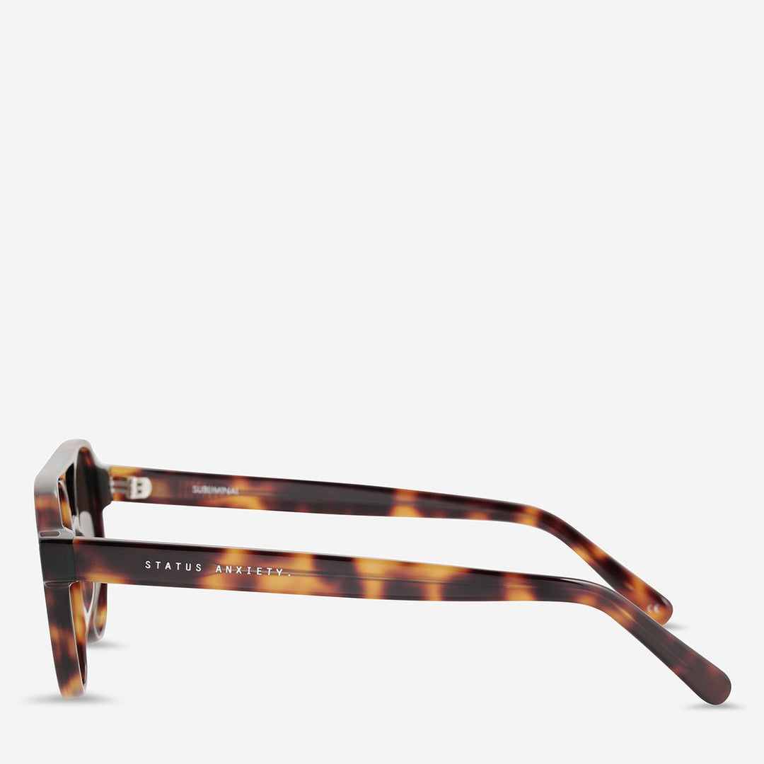 Subliminal Sunglasses - Brown Tort Status Anxiety