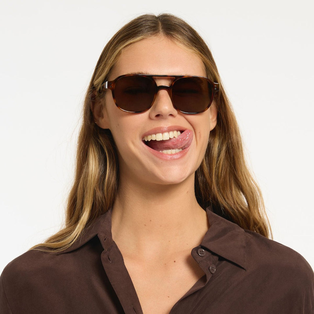 Subliminal Sunglasses - Brown Tort Status Anxiety