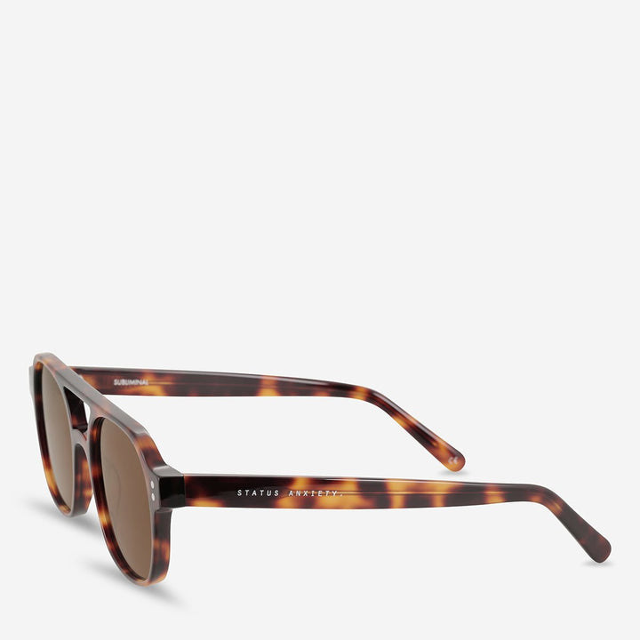 Subliminal Sunglasses - Brown Tort Status Anxiety