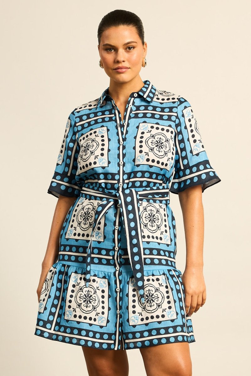 submerge dress - bay scarf Zoe Kratzmann