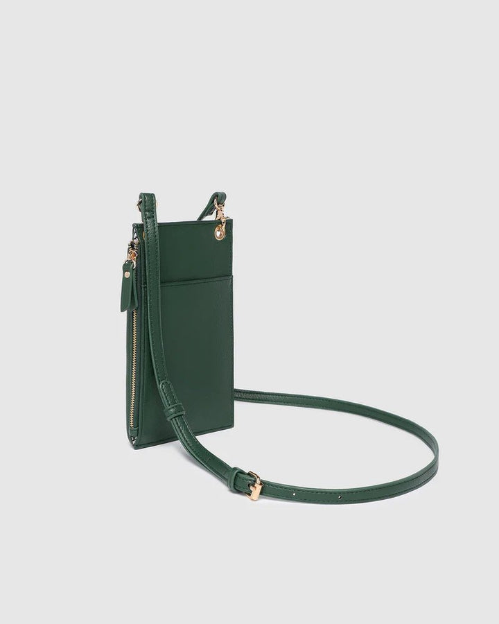 Suki Phone Bag - Forest Green Handbag Louenhide