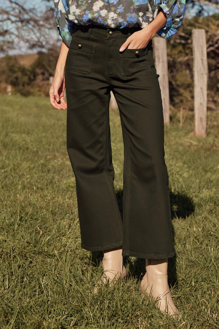 Surrender Jean - Olive JEANS Zoe Kratzmann