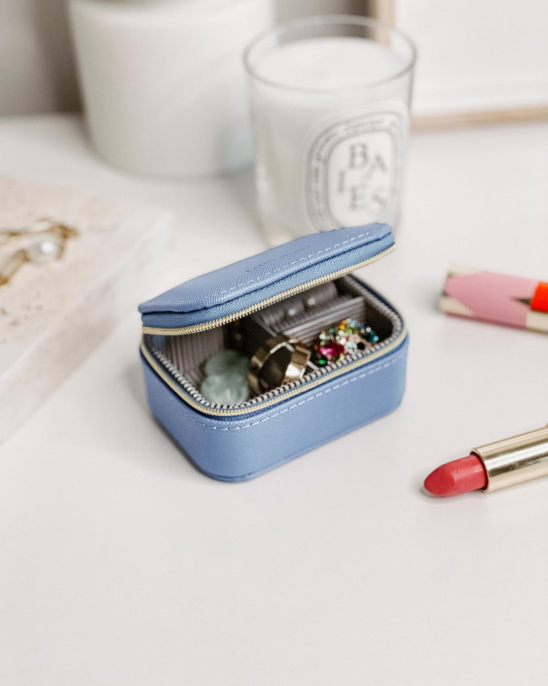Suzie Jewellery Box - Cloudy Blue jewellery box Louenhide