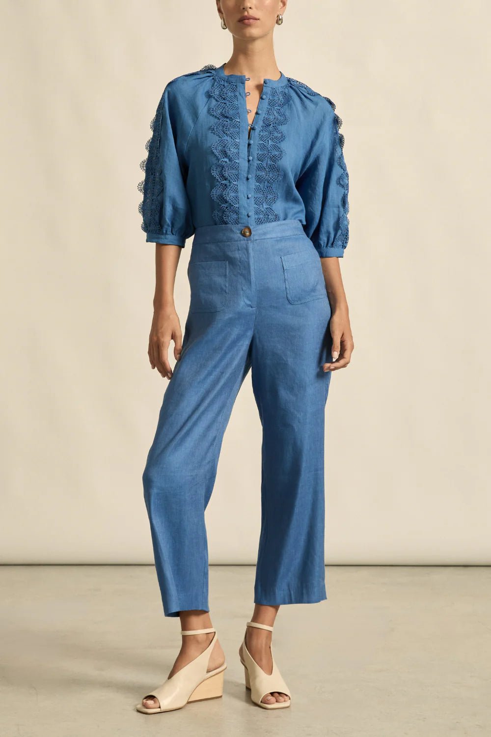 Syllabus Linen Tencil Pant - Shoreline Pant Zoe Kratzmann