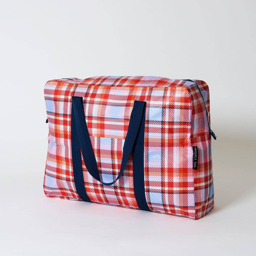Tartan Overnight Bag Project Ten Pty Ltd