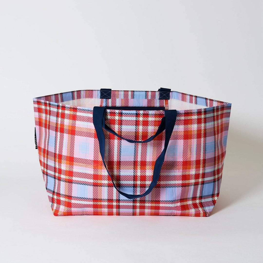 Tartan Oversized Tote - Stanleyandstone