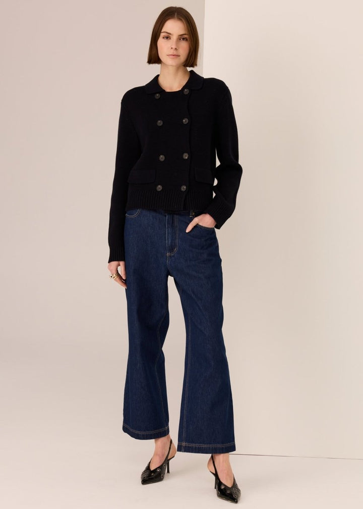 Taylor Double Knit Jacket - Ink Jacket POL