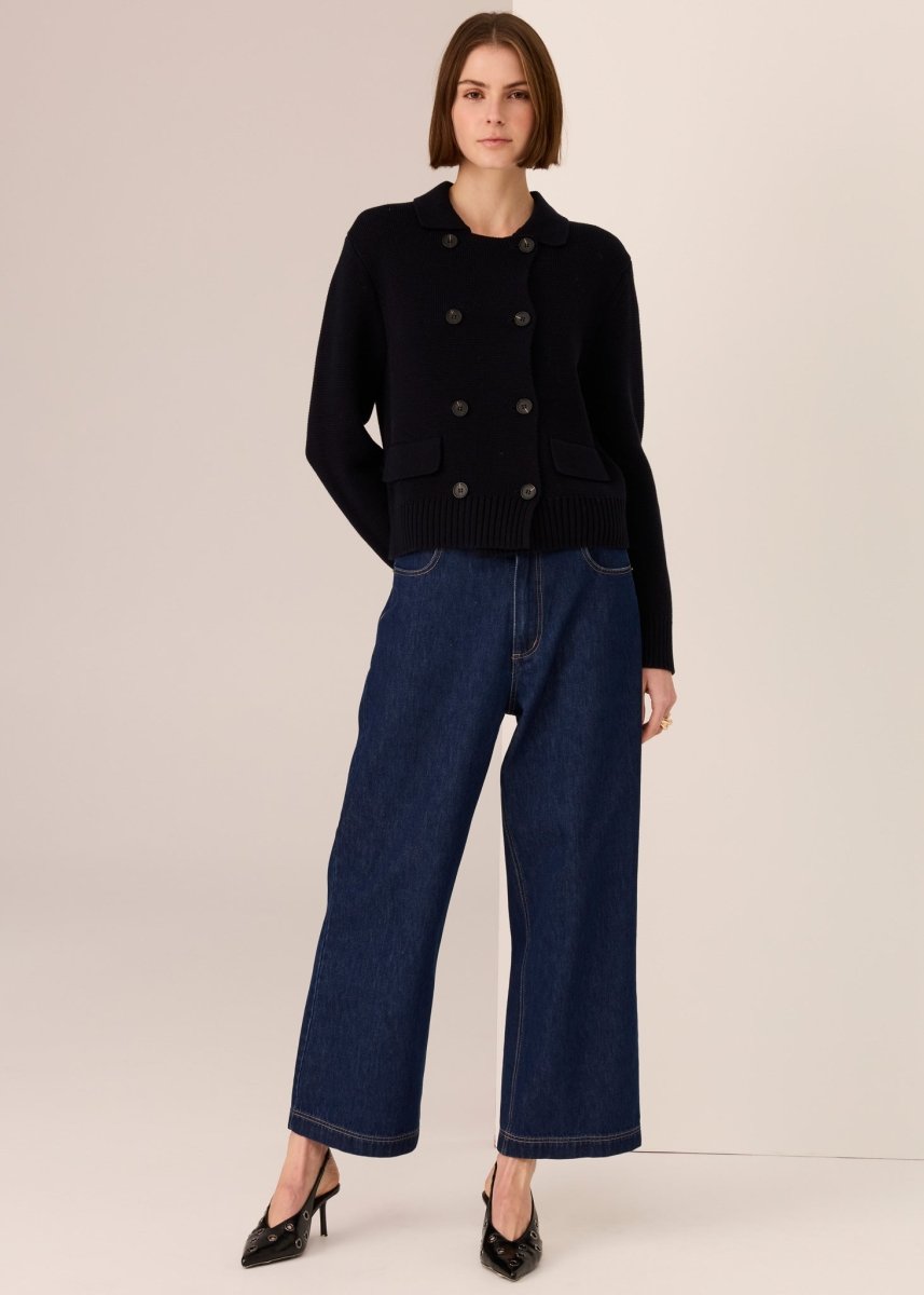 Taylor Double Knit Jacket - Ink Jacket POL