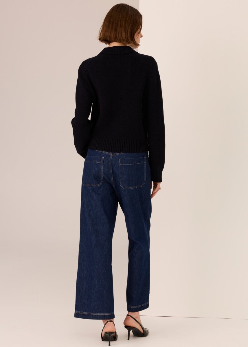 Taylor Double Knit Jacket - Ink Jacket POL