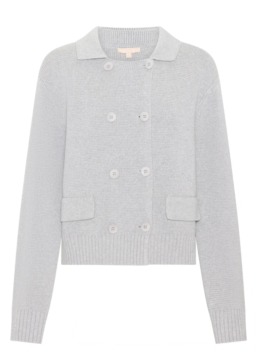 Taylor Double Knit Jacket - Silver Coats & Jackets POL