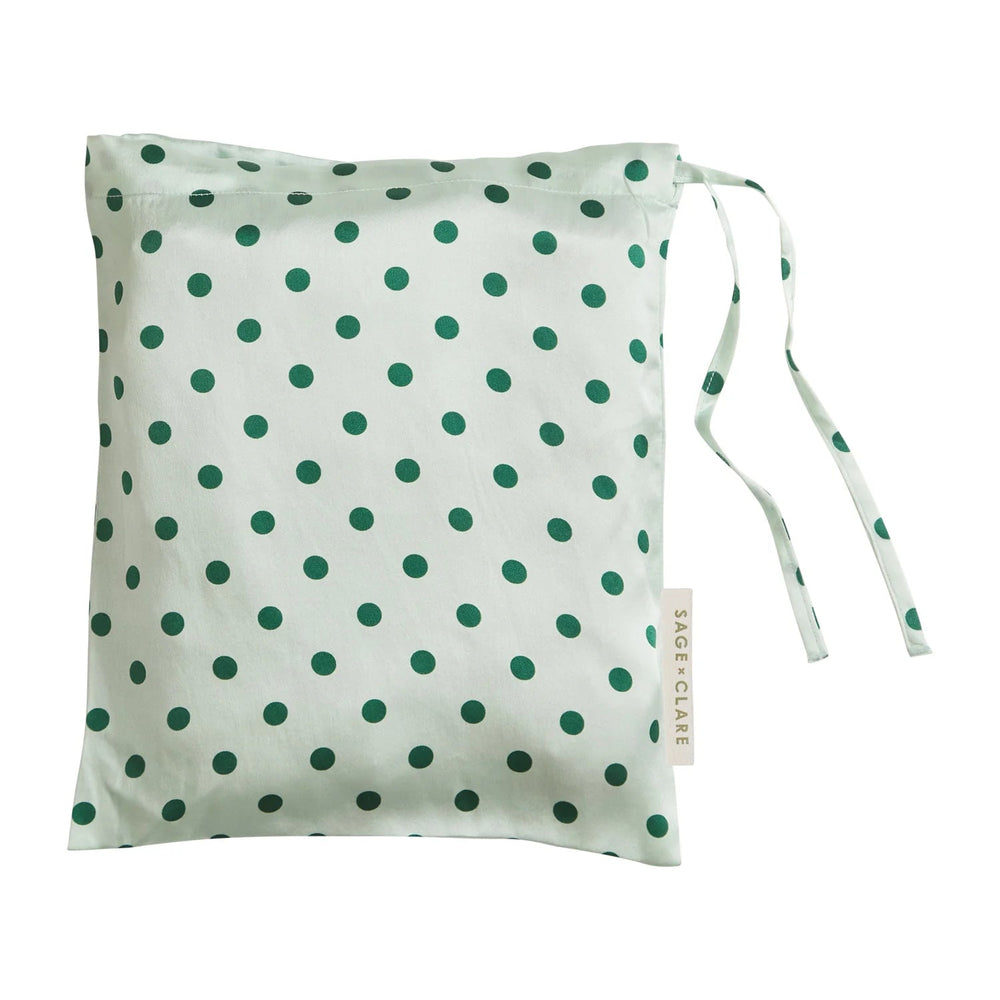Taylor Silk Pillow case - Jade Standard hair accessories Sage & Clare