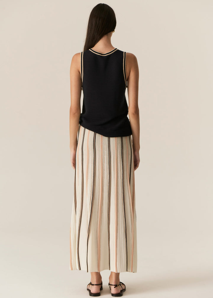 Ted Knit Tank - Ink / Camel top POL