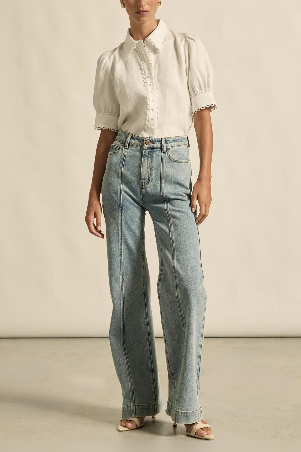 tether top - porcelain blouse Zoe Kratzmann