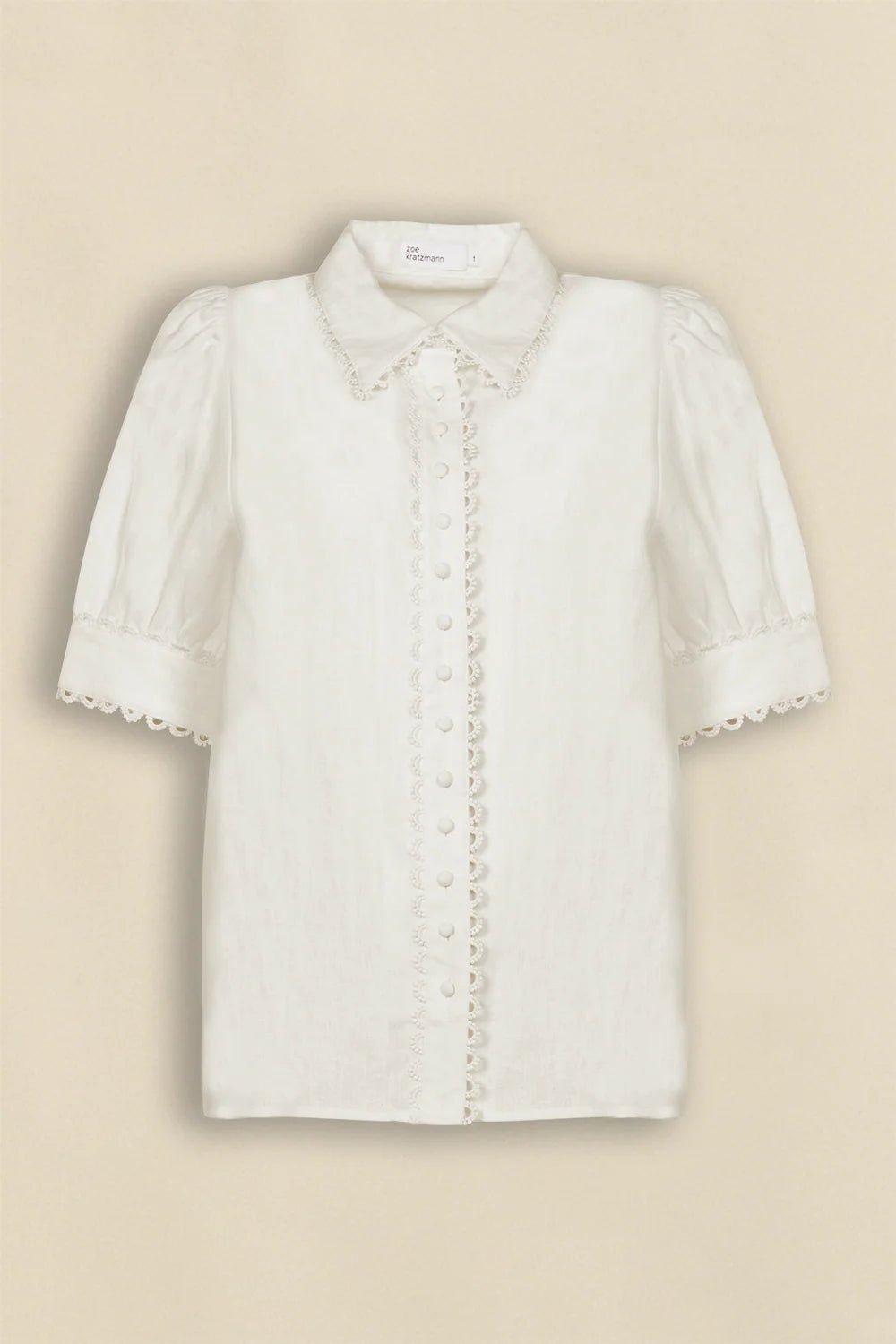 tether top - porcelain blouse Zoe Kratzmann