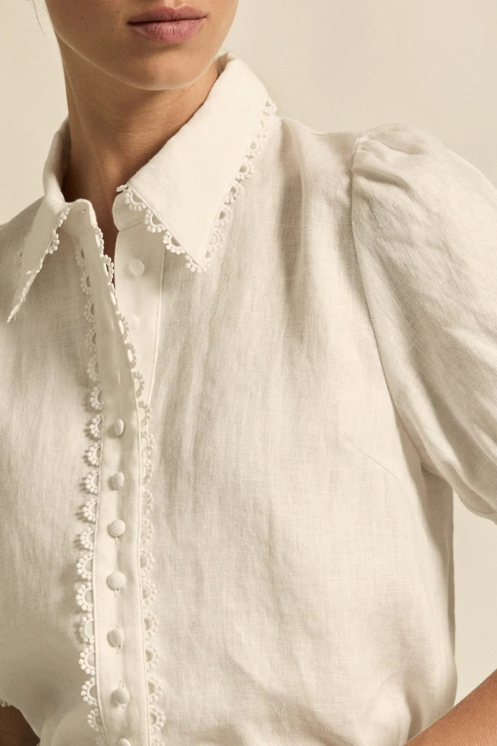 tether top - porcelain blouse Zoe Kratzmann