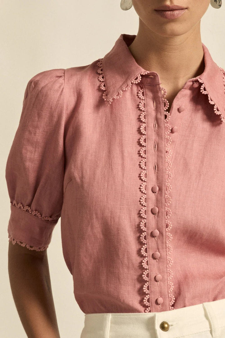 tether top - Vintage Bloom blouse Zoe Kratzmann