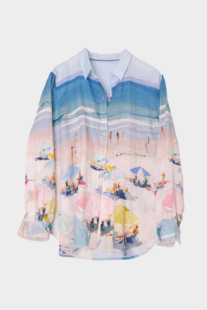 The Beach Boyfriend Linen Shirt shirt Hut