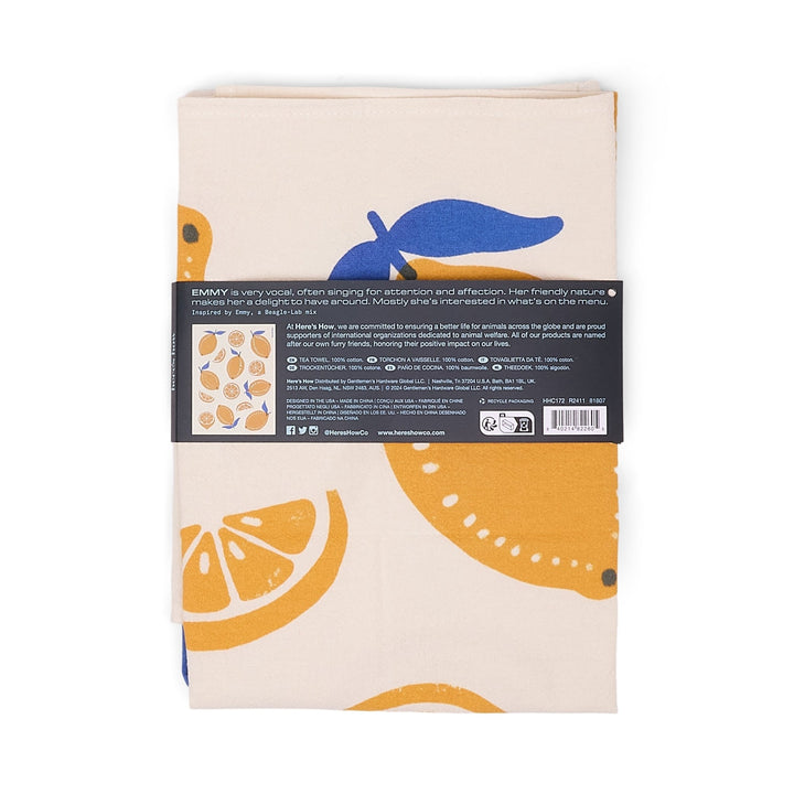 The Emmy Tea Towel - lemons Here's How