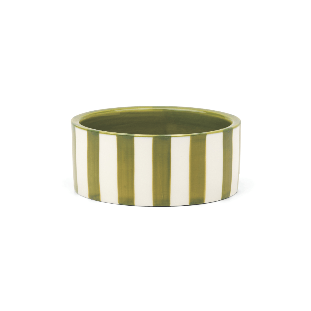 The Izzy Wine Coaster - Green Stripe Here's How