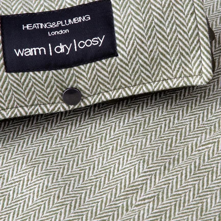 The little Explorer Picnic blanket - Green Tweed Blankets Heating and Plumbing London