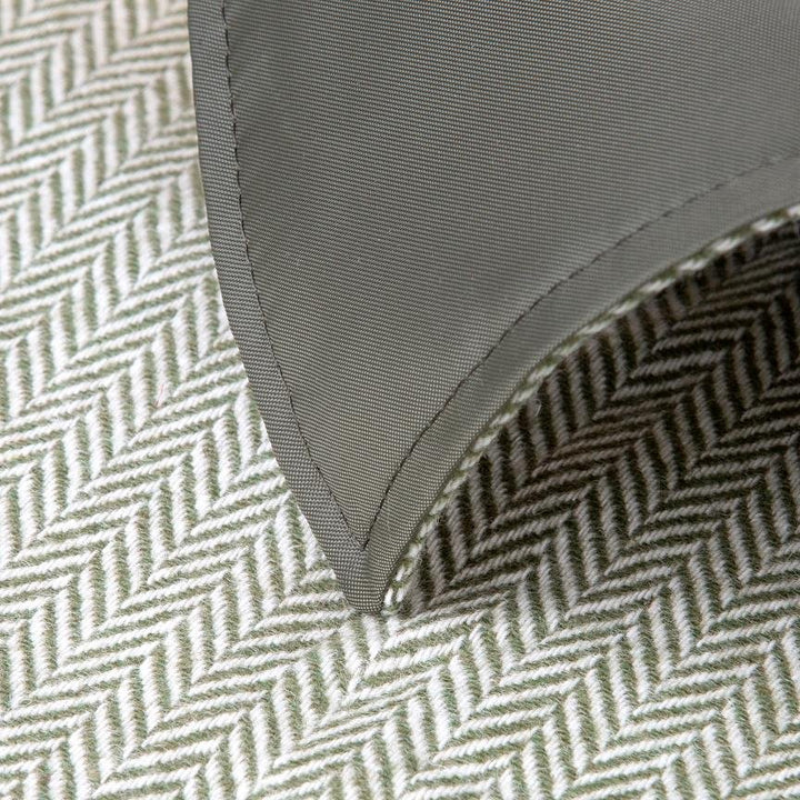 The little Explorer Picnic blanket - Green Tweed Blankets Heating and Plumbing London